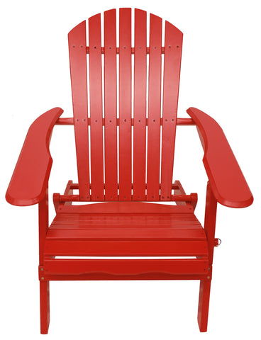 Red Folding Adirondack Chair - Adirondack Chair
