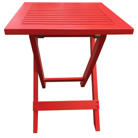 Red Folding Adirondack Side Table - Table