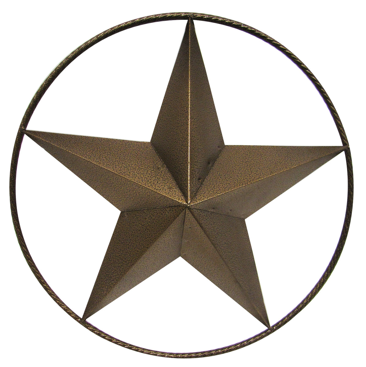 Ringed Bronze Star Wall Décor - 23’ – Leigh Country