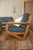 Rustic Sofa Armchair with Cushions