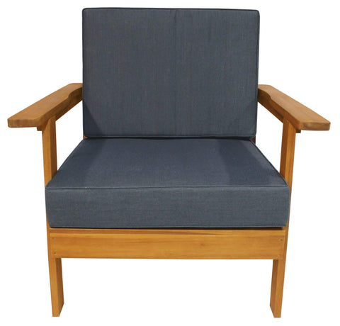 Rustic Sofa Armchair with Cushions - Chair