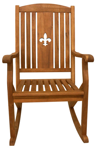 Sequoia Fleur de Lis Rocker - Rocker