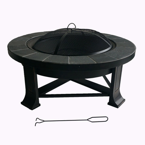 Slate Fire Pit Table - Fire Pit