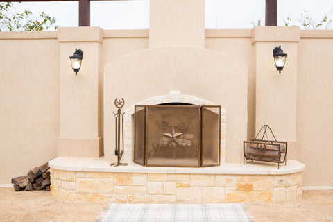 Star Fireplace Screen - Fireplace Screen