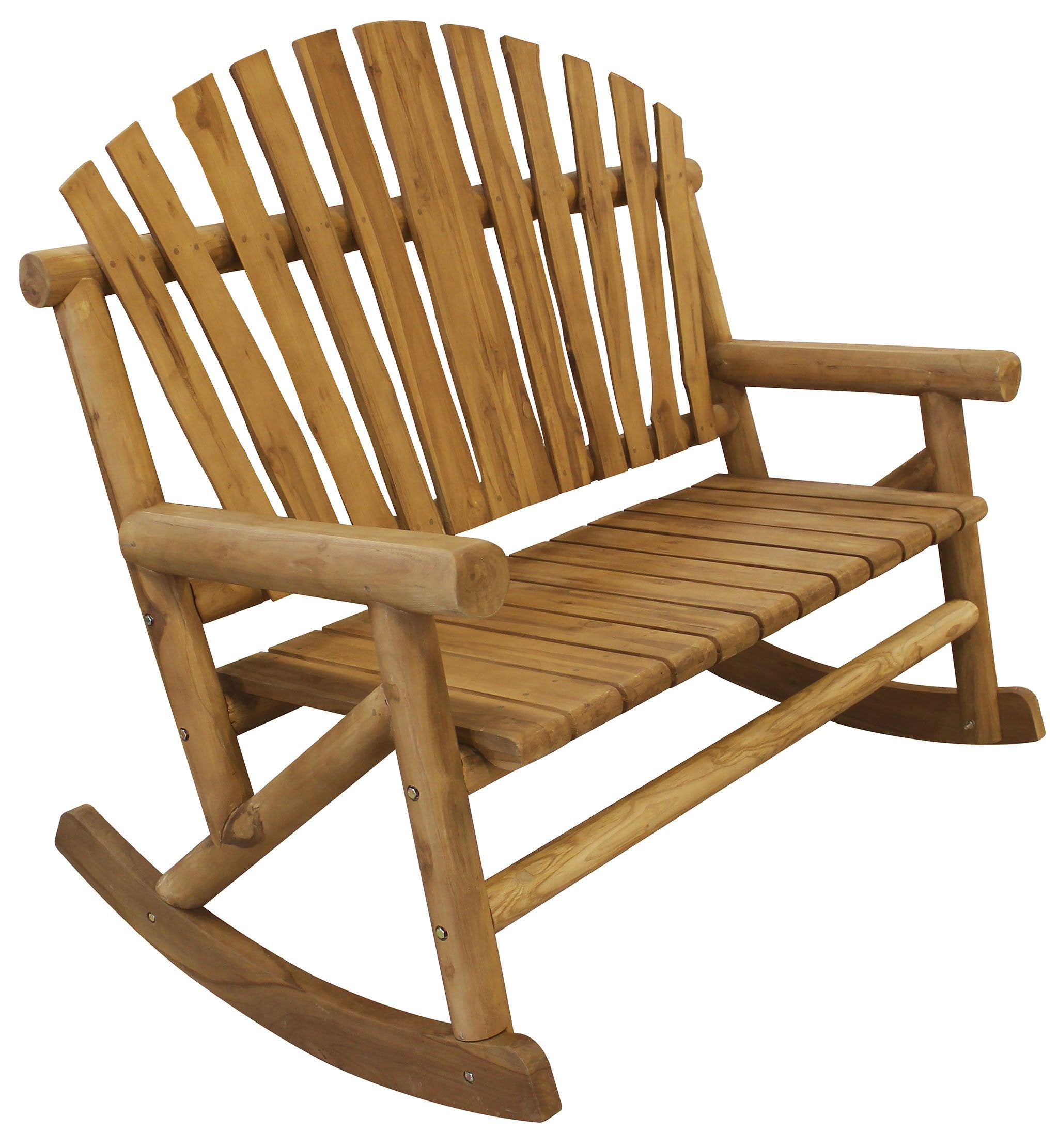 Long Bench Rocker Teak-Log Bench Rocker - For Pickup ONLY (Excluding Wholesale Orders ...