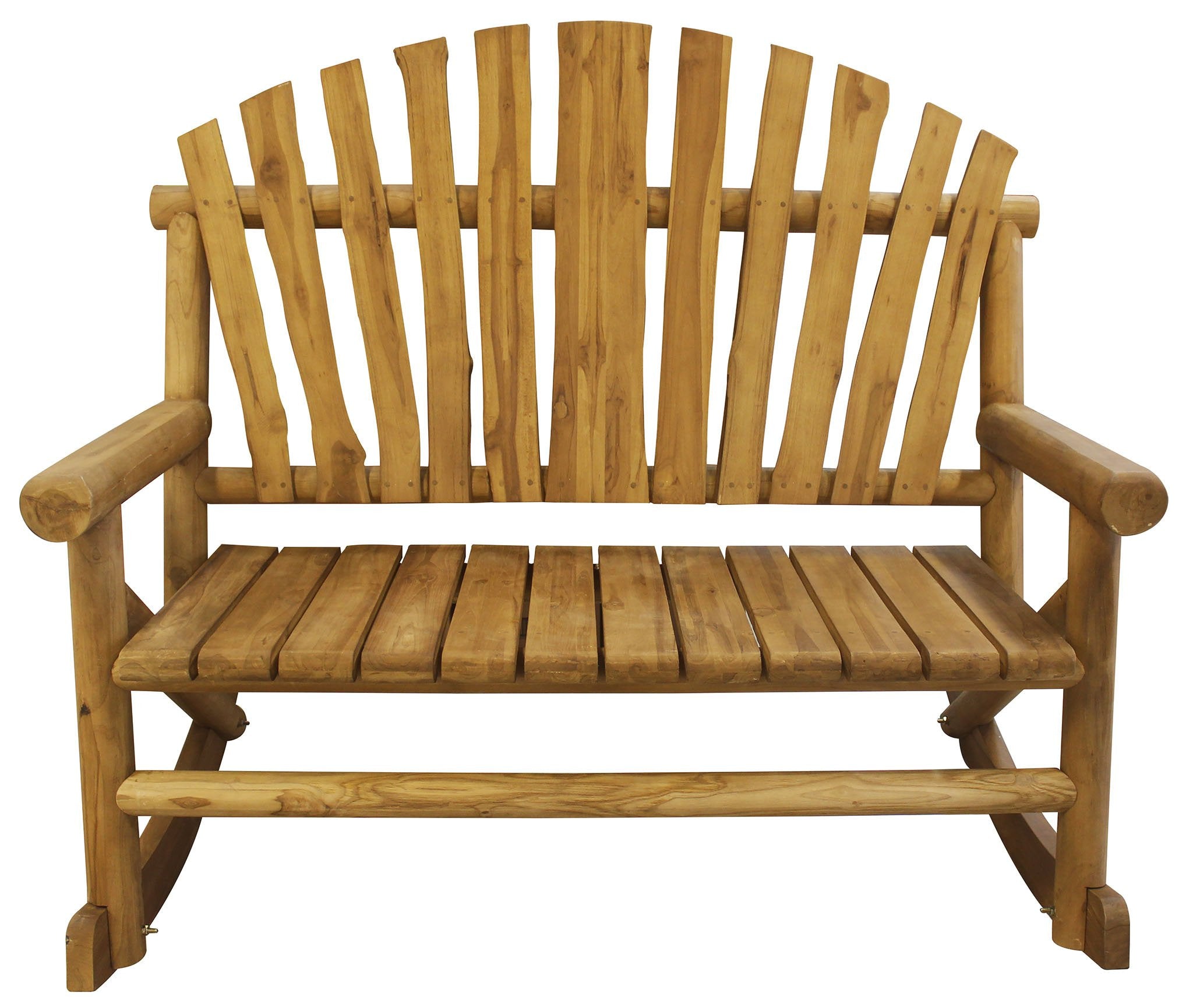 Long Bench Rocker Teak-Log Bench Rocker - For Pickup ONLY (Excluding Wholesale Orders ...