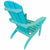 Turquoise Poly Resin Adirondack Chair - Adirondack Chair