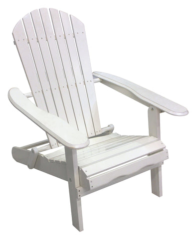 White Folding Adirondack - Adirondack Chair