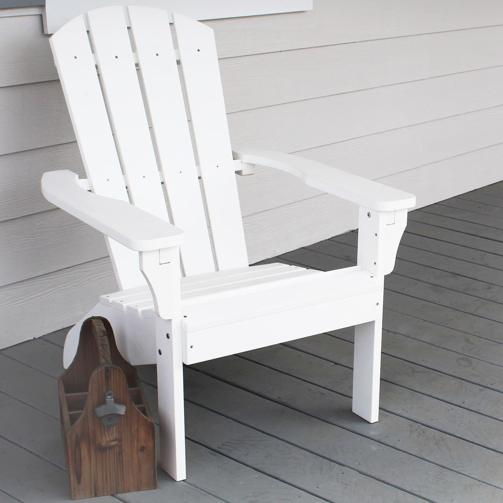 White Poly Resin Adirondack Chair Leigh Country